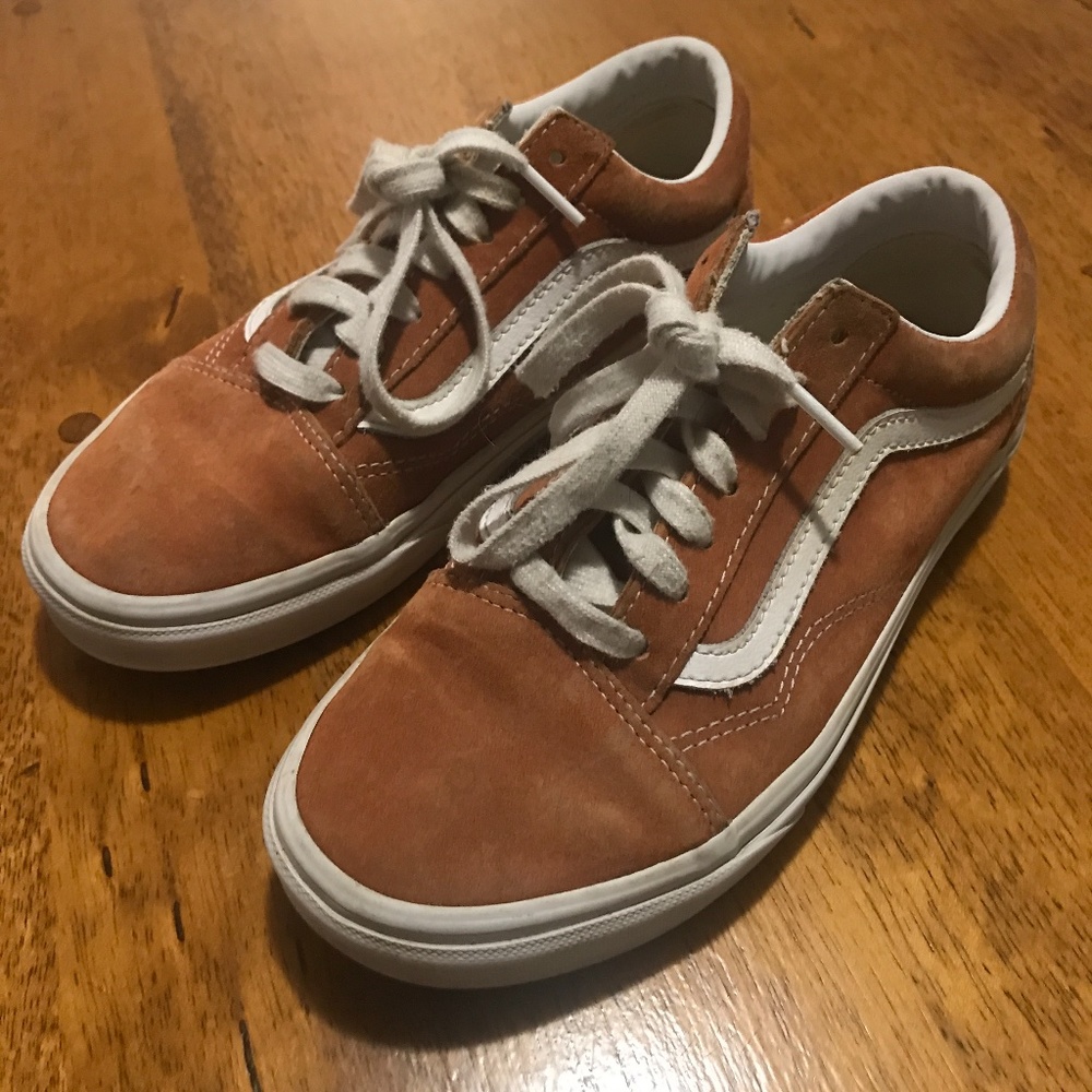 Old skool vans golden brown